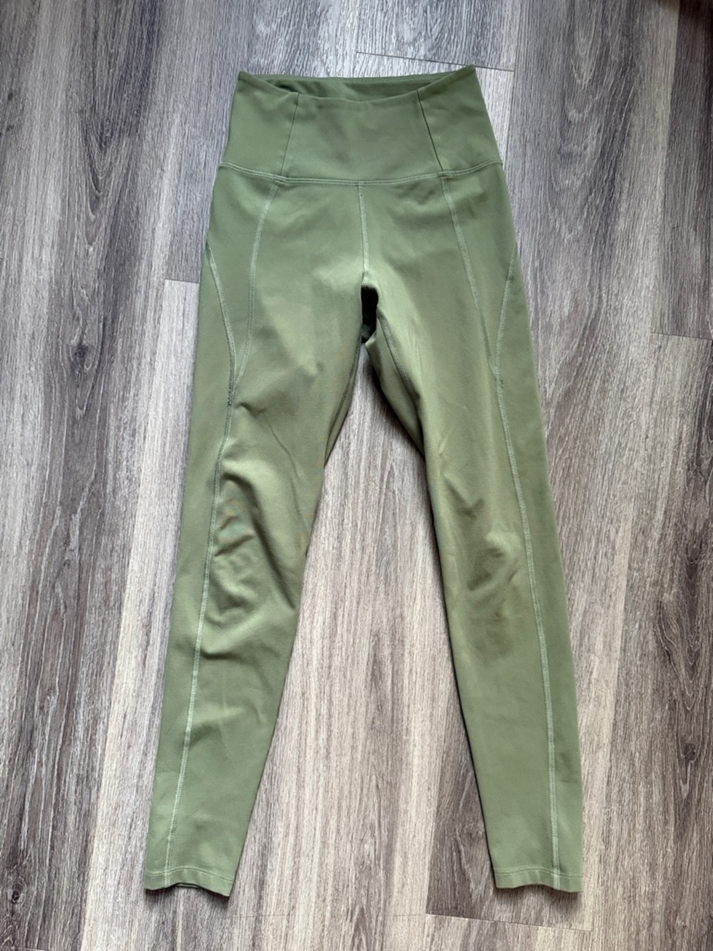 girlfriend collective Olive Leggings Size XS women’s mid rise tights Athletic
